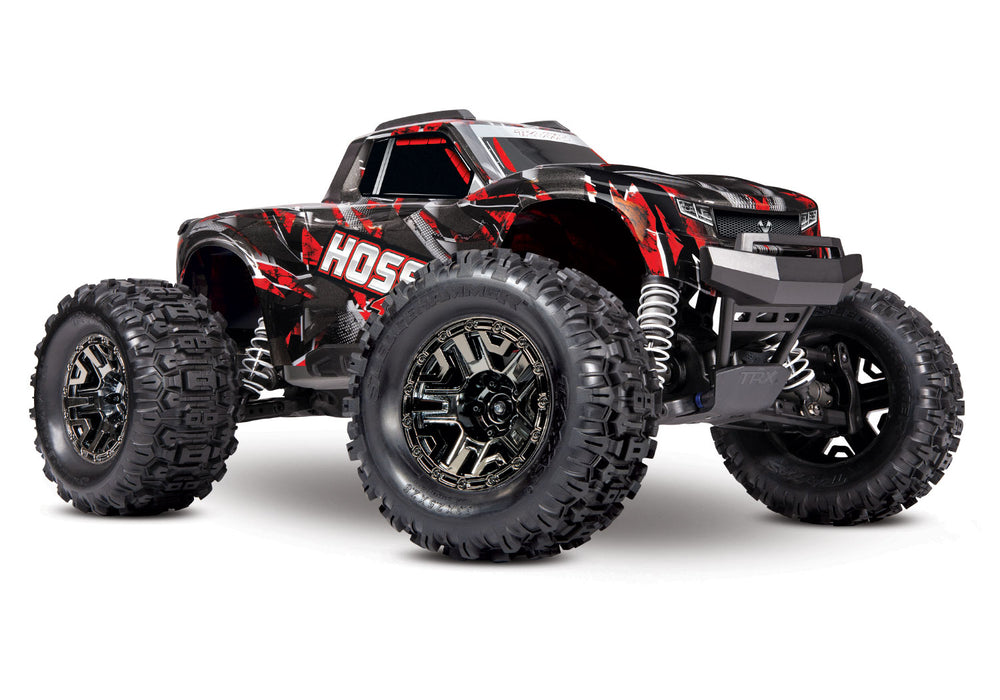 Traxxas 90076-4 Shadow Red Hoss 4X4 VXL 1/10 Monster Truck