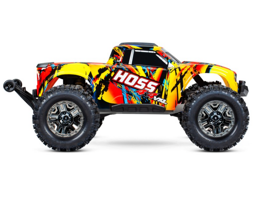Traxxas 90076-4 Solar Flare Hoss 4X4 VXL 1/10 Monster Truck