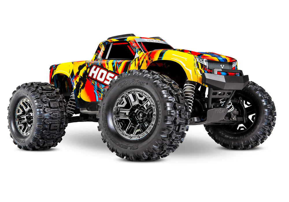 Traxxas 9011R Solar Flare Body for Hoss 4X4 1/10 Monster Truck with Decals