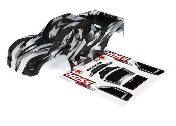 Traxxas 9011X ProGraphics Body for Hoss 4X4 1/10 Monster Truck with Decals