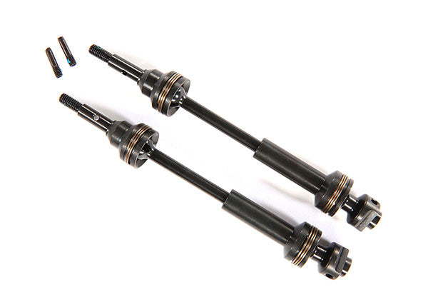 Traxxas 9051X Front Steel Constant Velocity CVD Driveshaft for 4x4 Hoss Slash Rustler Stampede