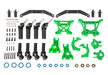 Traxxas 9080G Green Extreme Heavy Duty Upgrade Kit for 4x4 Slash, Hoss, or Rustler