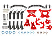Traxxas 9080R Red Extreme Heavy Duty Upgrade Kit for 4x4 Slash, Hoss, or Rustler