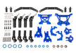 Traxxas 9080X Blue Extreme Heavy Duty Upgrade Kit for 4x4 Slash, Hoss, or Rustler