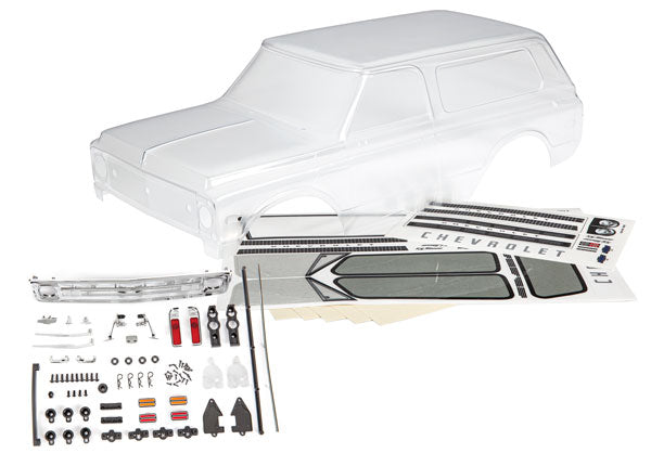 Traxxas 9112 Clear 1969-1970 Blazer Body for TRX-4 and Other Crawlers