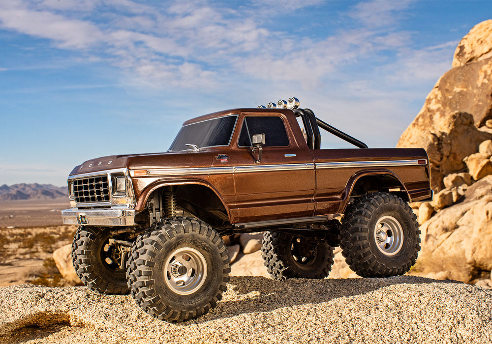 Traxxas 92046-4 TRX-4 Brown RTR High Trail 1979 Ford F-150 Ranger XLT Trail Crawler