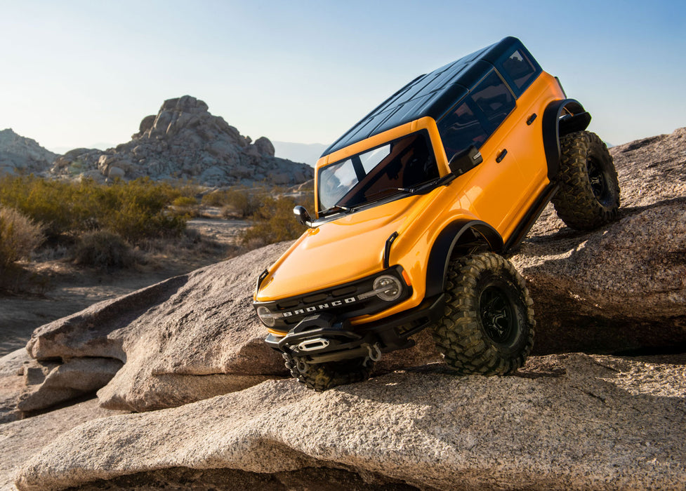 Traxxas 92076-4 1/10 TRX-4 Scale and Trail Crawler with 2021 Bronco Body - Orange