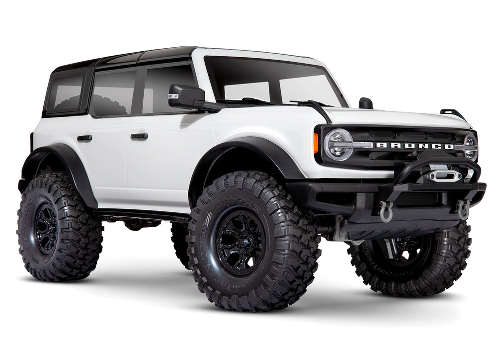 Traxxas 92076-4 1/10 TRX-4 Scale and Trail Crawler with 2021 Bronco Body - Oxford White