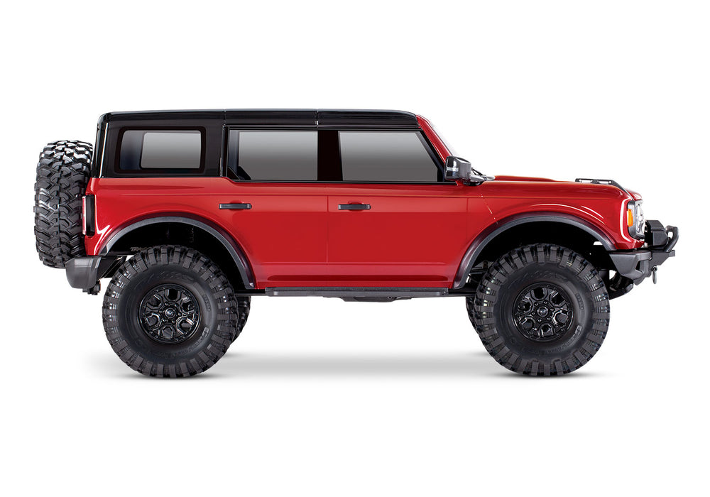 Traxxas 92076-4 1/10 TRX-4 Scale and Trail Crawler with 2021 Bronco Body - Red