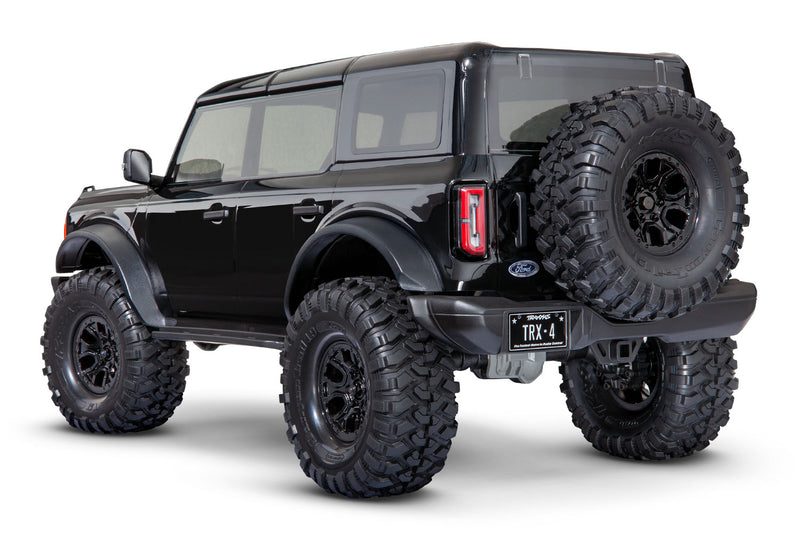 Traxxas 92076-4 1/10 TRX-4 Scale and Trail Crawler with 2021 Bronco Body - Shadow Black
