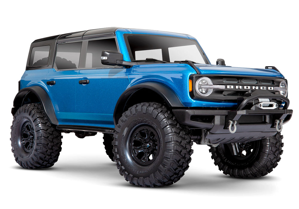 Traxxas 92076-4 1/10 TRX-4 Scale and Trail Crawler with 2021 Bronco Body - Velocity Blue