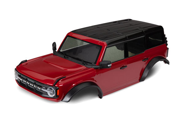 Traxxas 9211R Complete 2021 Ford Bronco TRX-4 Red Body (Requires 8080X Inner Fenders)
