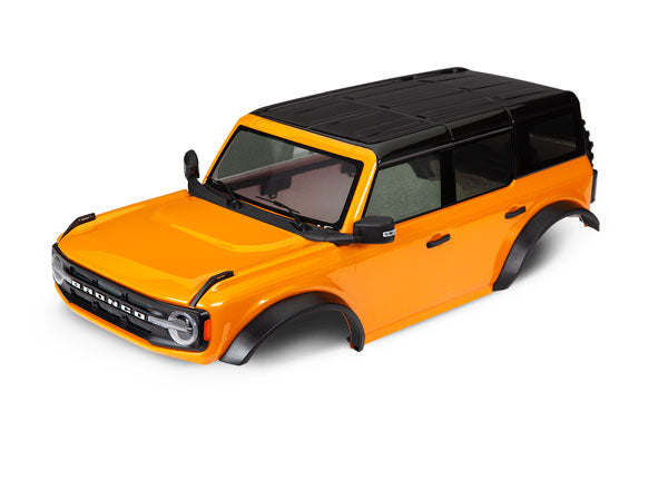 Traxxas 9211X Complete 2021 Ford Bronco TRX-4 Cyber Orange Body 