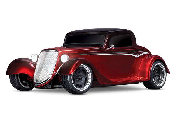 Traxxas 93044-4 Red Factory Five '35 (4-Tec 3.0) 1/10 RTR AWD On Road Hot Rod Coupe Red & Black