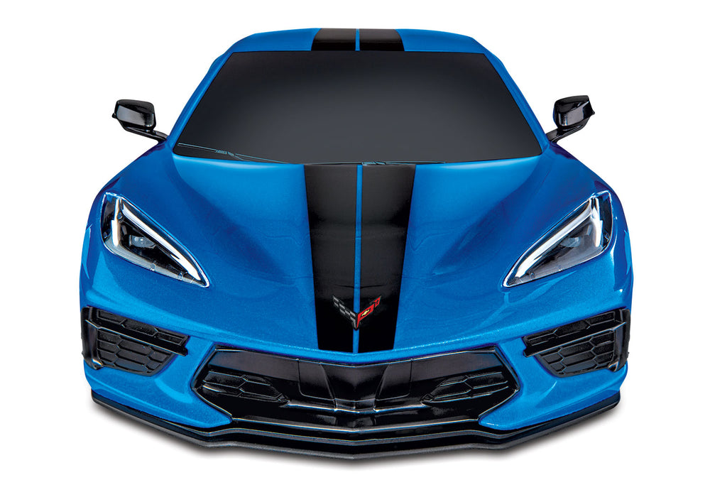 Traxxas 93054-4 4-Tec 3.0 Blue C8 Corvette Stingray 1/10 Scale RTR AWD On Road Car