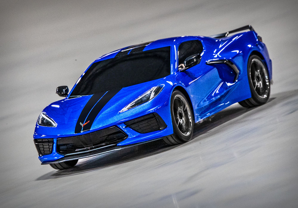 Traxxas 93054-4 4-Tec 3.0 Blue C8 Corvette Stingray 1/10 Scale RTR AWD On Road Car