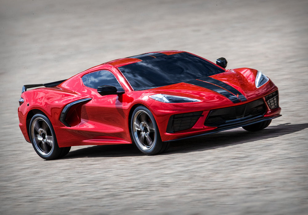 Traxxas 93054-4 4-Tec 3.0 Red C8 Corvette Stingray 1/10 Scale RTR AWD On Road Car