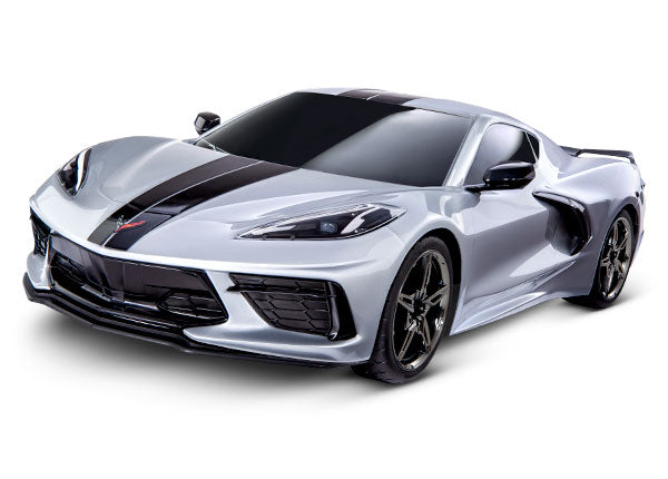 Traxxas 93054-4 4-Tec 3.0 Silver C8 Corvette Stingray 1/10 Scale RTR AWD On Road Car