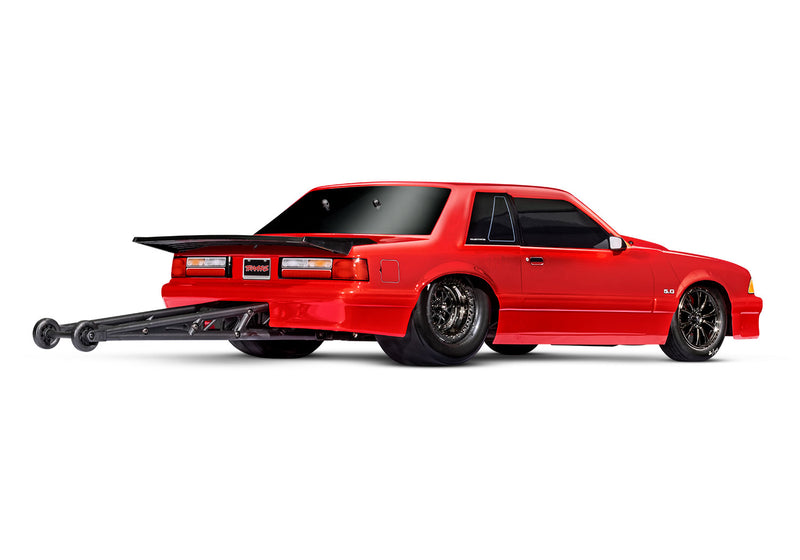 Traxxas 94046-4 Red Ford Mustang 5.0 1/10 Scale RTR Drag Slash