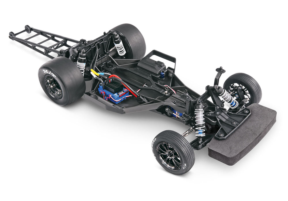Traxxas 94046-4 Red Ford Mustang 5.0 1/10 Scale RTR Drag Slash