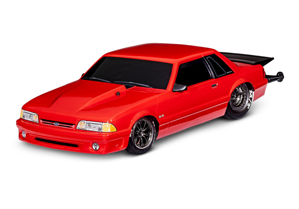 Traxxas 94046-4 Red Ford Mustang 5.0 1/10 Scale RTR Drag Slash