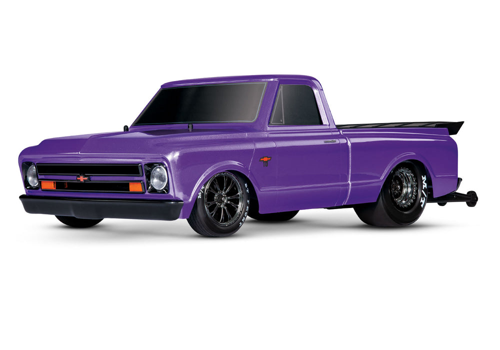Traxxas 9411P Ultra Violet Purple Chevrolet C10 Body for Drag Slash (Requires 9415)