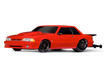 Traxxas 9421R Red Ford Fox Body Mustang Body for Drag Slash