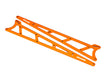 Traxxas 9462A Orange Aluminum Wheelie Bar Side Plates for Drag Slash