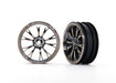Traxxas 9472X Front Chrome Weld Wheels for Drag Slash 2 Pack