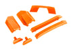 Traxxas 9510T Orange Body Reinforcement Set and Roof Skid Pads fits Sledge™