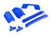 Traxxas 9510X Blue Body Reinforcement Set and Roof Skid Pads fits Sledge™