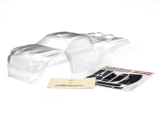 Traxxas 9511 Clear Body with Decals (Requires Painting) fits Sledge™