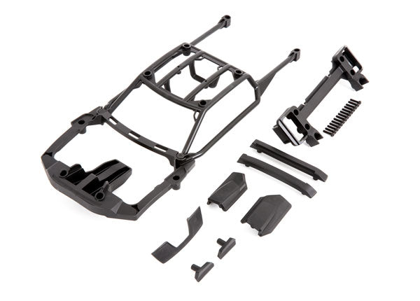 Traxxas 9513X Assembled Left and Right Body Support with Roof Skid Pads for Sledge™