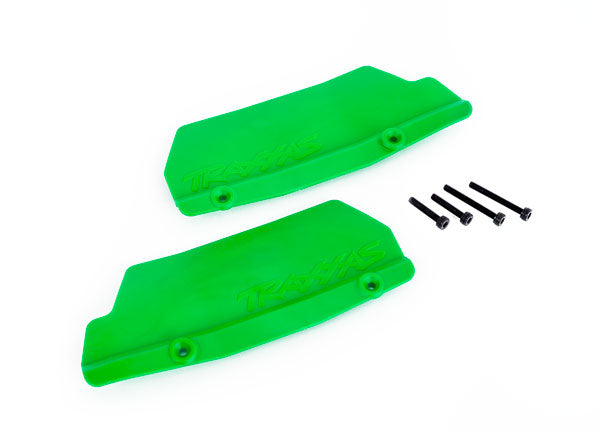 Traxxas 9519G Green Rear Left and Right Mud Guards for Sledge™