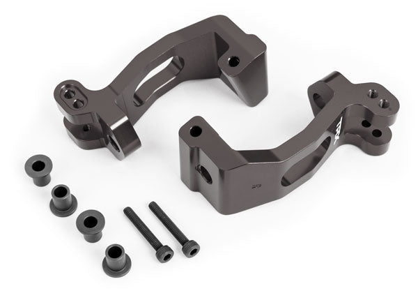 Traxxas 9532A Titanium Aluminum Left and Right Caster Blocks C-Hub for Sledge™