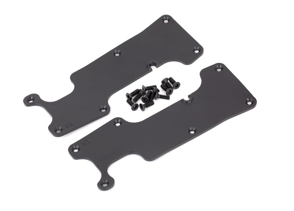 Traxxas 9634 Black Rear Left and Right Suspension Arm Covers for Sledge™