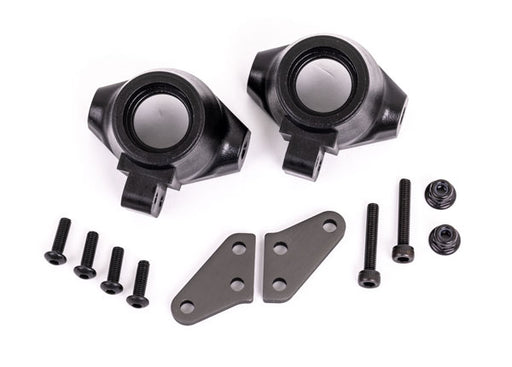Traxxas 9637A Dark Titanium Aluminum Left and Right Steering Blocks for Sledge™