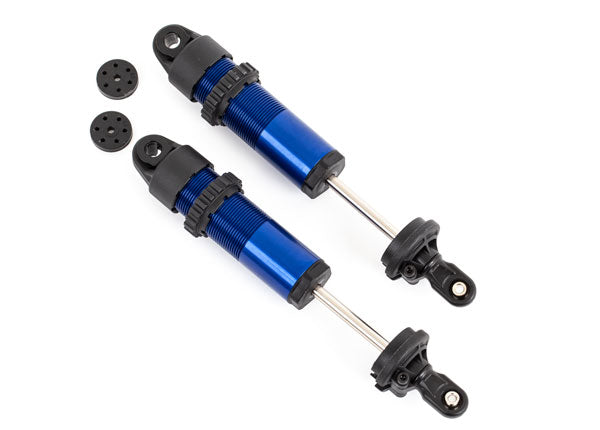 Traxxas 9661 Blue Aluminum Long Shocks for Sledge™  GT-MAXX®  Shocks (No Springs) 1 Pair
