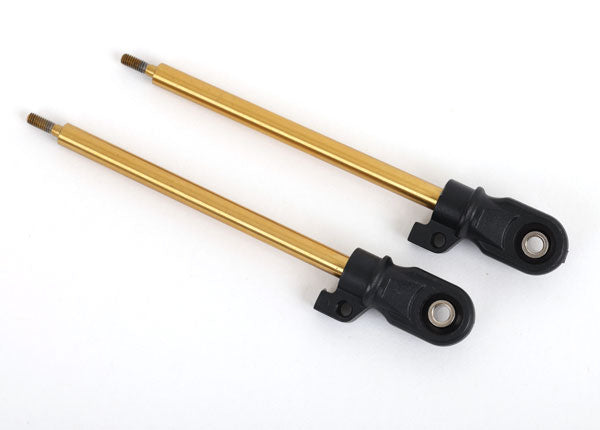 Traxxas 9662T 80mm TiN Coated Shock Shafts for Sledge™  GT-MAXX®  Shocks 1 Pair