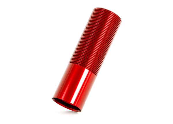 Traxxas 9665R Red Aluminum GT-MAXX® Long Shock Body for Sledge™