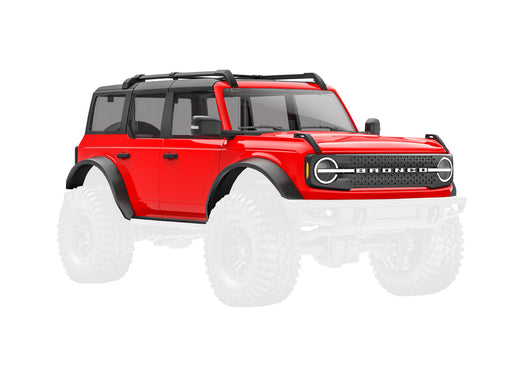 Traxxas 9711 Red Ford Bronco Body for TRX-4M with Clipless Mounting