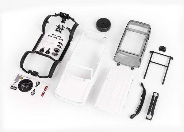 Traxxas 9711 White (Requires Painting) Ford Bronco Body for TRX-4M wit ...