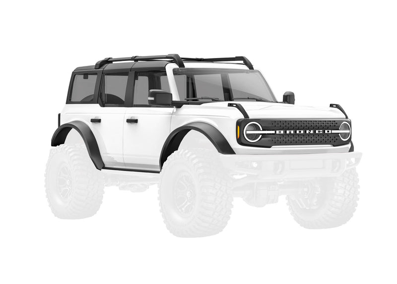 Traxxas 9711 White Ford Bronco Body for TRX-4M with Clipless Mounting