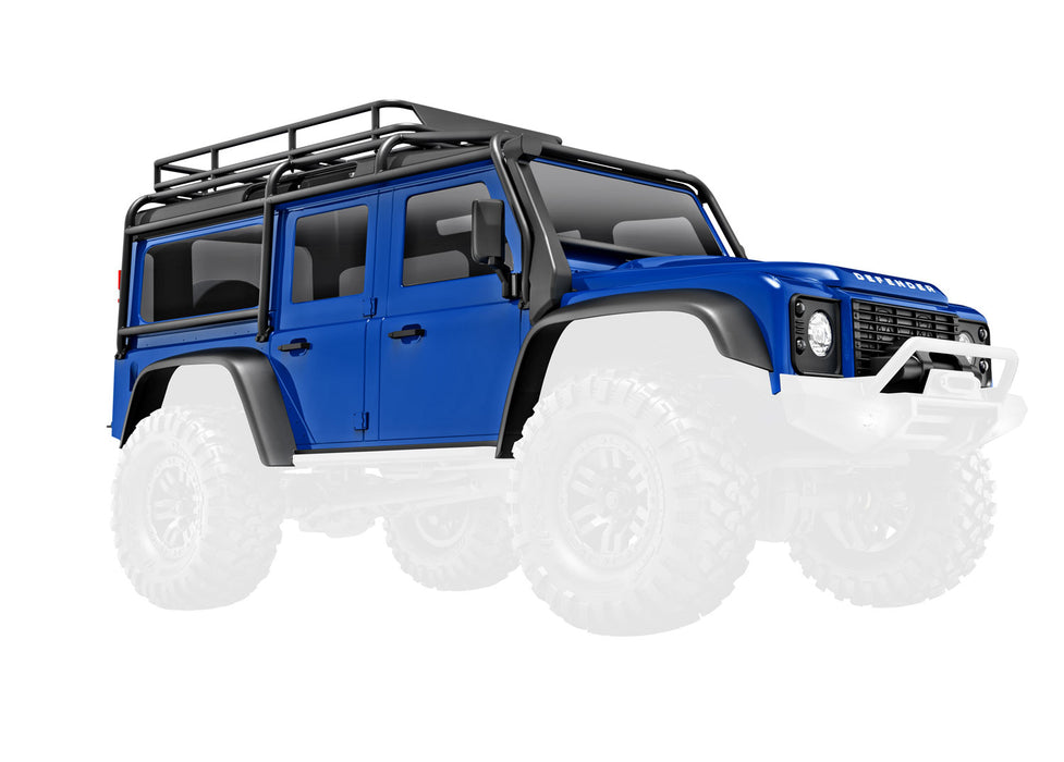 Traxxas 9712 Blue Land Rover Defender Body for TRX-4M with Clipless Mounting