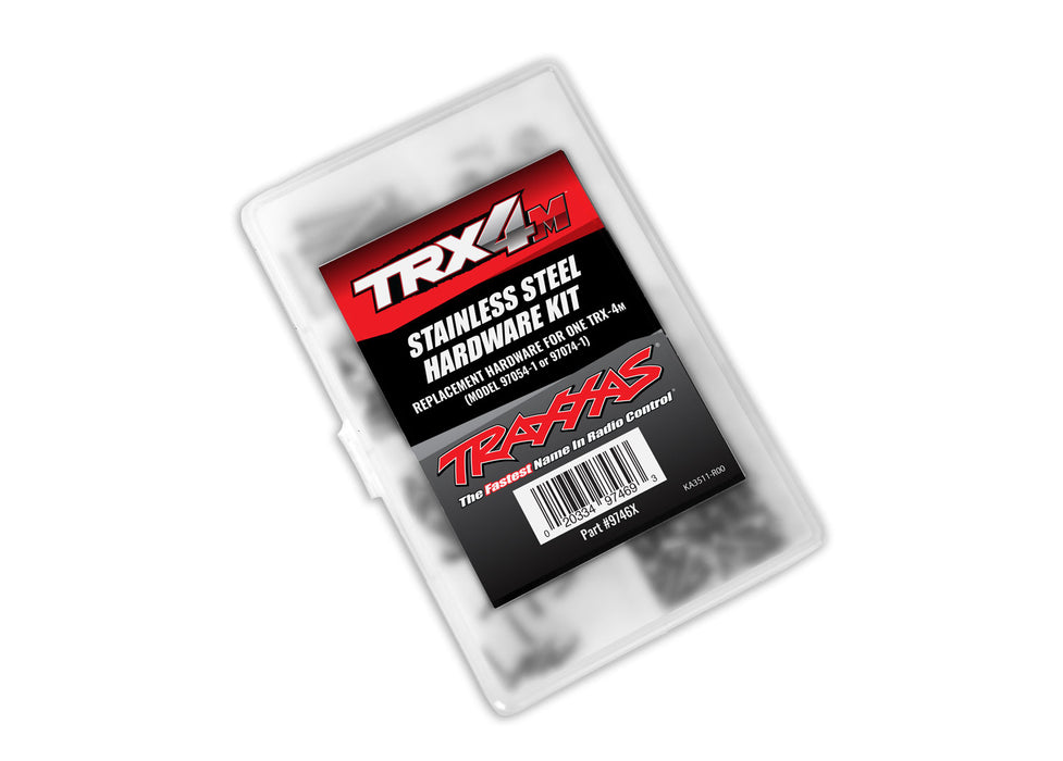Traxxas 9746X Complete Stainless Steel Hardware Kit for TRX-4M