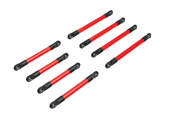 Traxxas 9749 Red Aluminum Suspension Link Set for TRX-4M