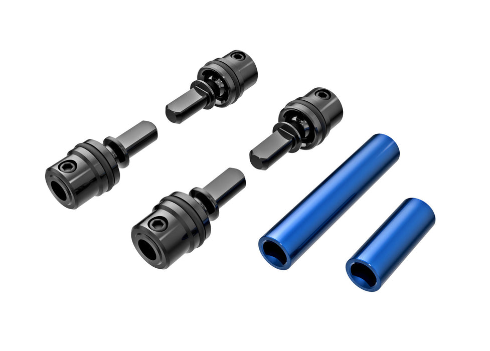 Traxxas 9751 Blue Aluminum Front and Rear Male and Female Center Driveshafts for TRX-4M