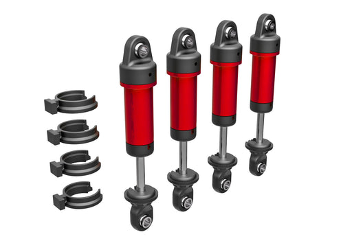 Traxxas 9764 Red Aluminum GTM Shocks for TRX-4M (Does not include springs) Set of 4