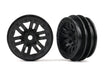 Traxxas 9768 1.0" Black Chrome Wheels 2 Pack