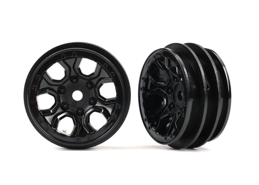 Traxxas 9770 1.0" Black Wheels for TRX-4M Ford Bronco 2 Pack